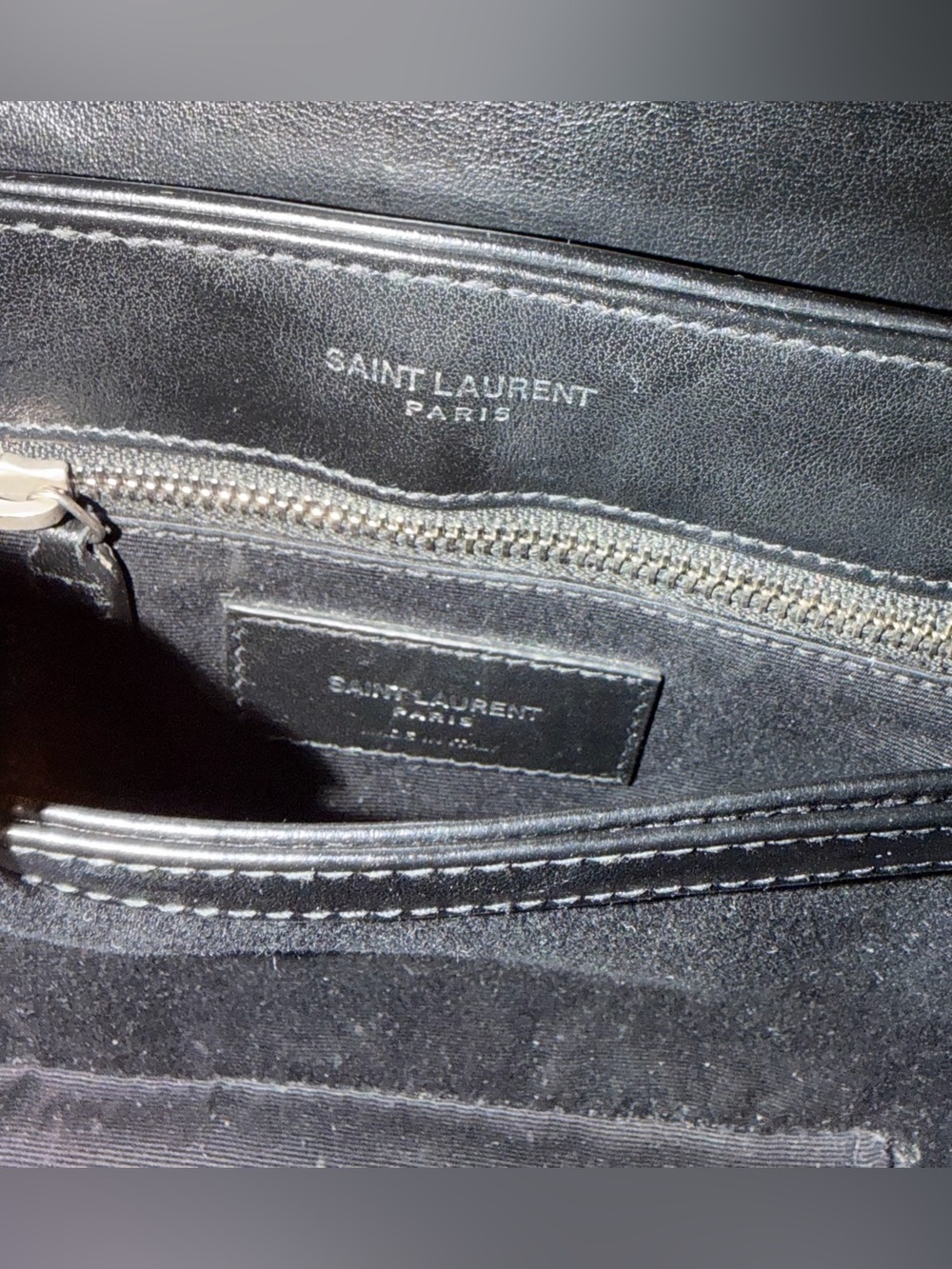 Saint Laurent Loulou Toy Black Quilted Leather Crossbody Bag - Picture 12 of 16